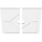 Ekena Millwork Embry Architectural Grde PVC Contemporary Ceiling Medallion, Two Piece, 22"OD x 3"ID x 7 1/2"C x 1"P CMP22EY2-03000 - alternate 2